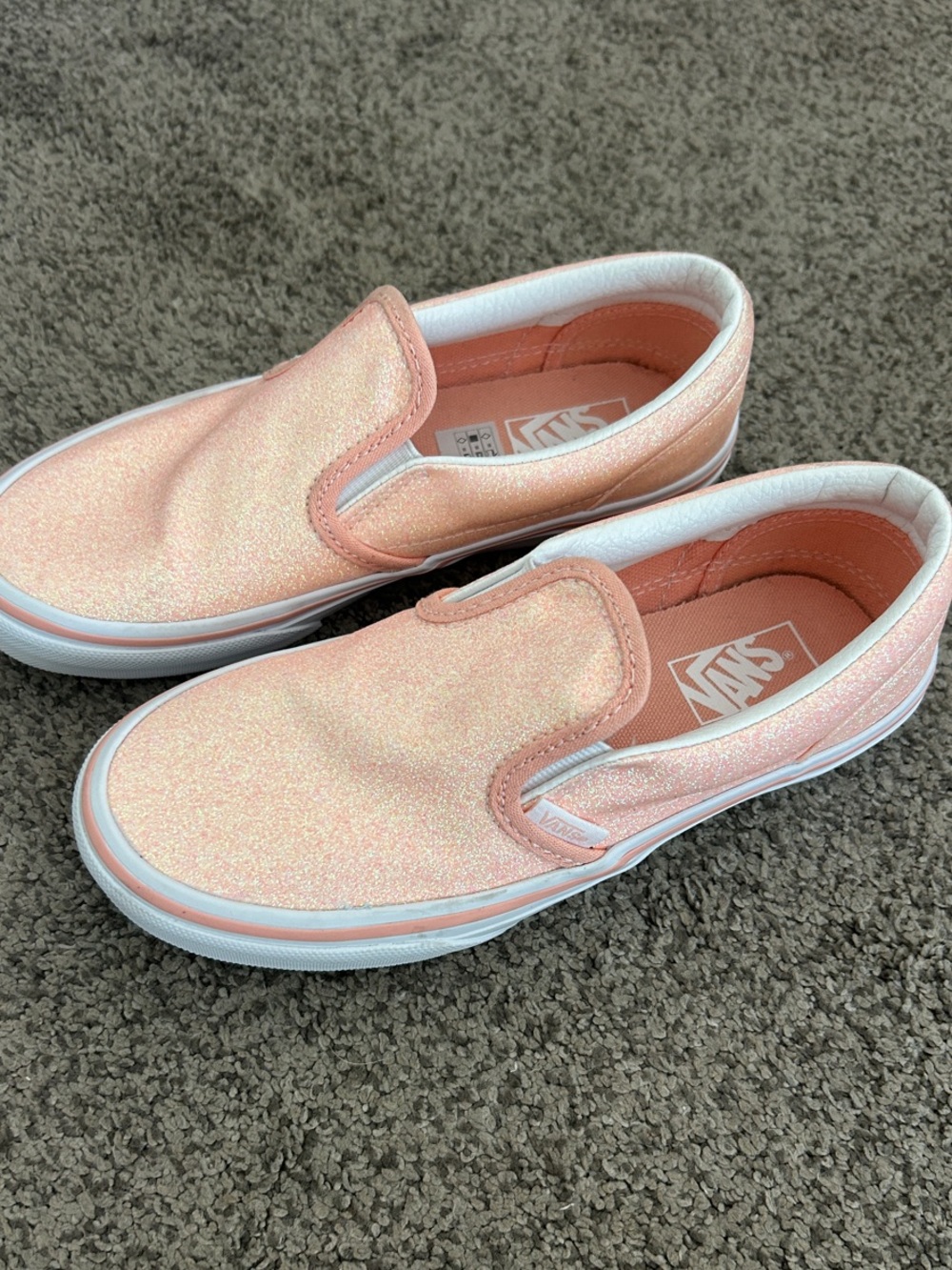 Pink Glitter Vans